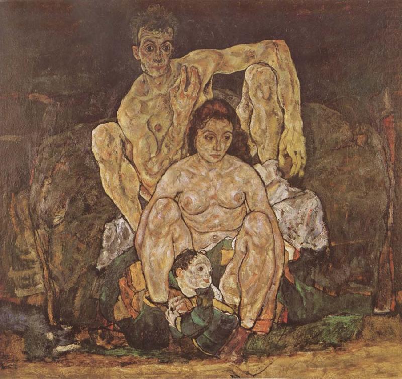 Egon Schiele The Family oil painting picture